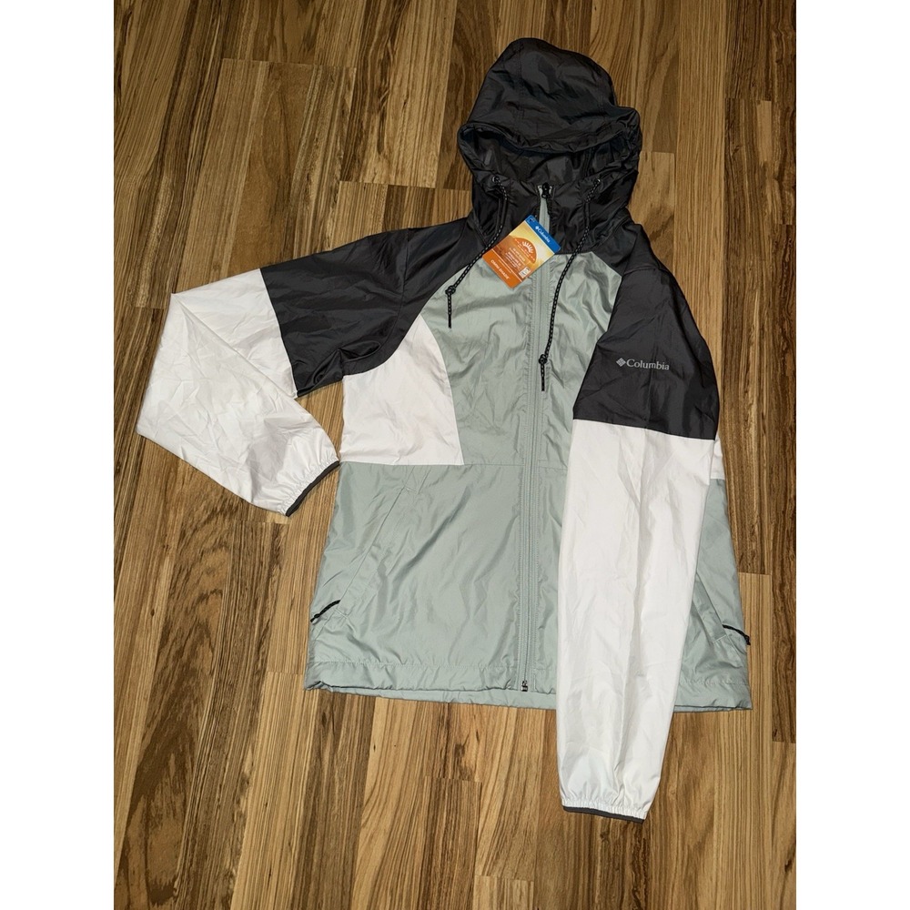 Columbia NEW Womens Side Hill Windbreaker Full Zip Hooded Jacket‎ Size XS